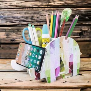 Desk Supplies Organizer, Elephant Pencil Holder‎